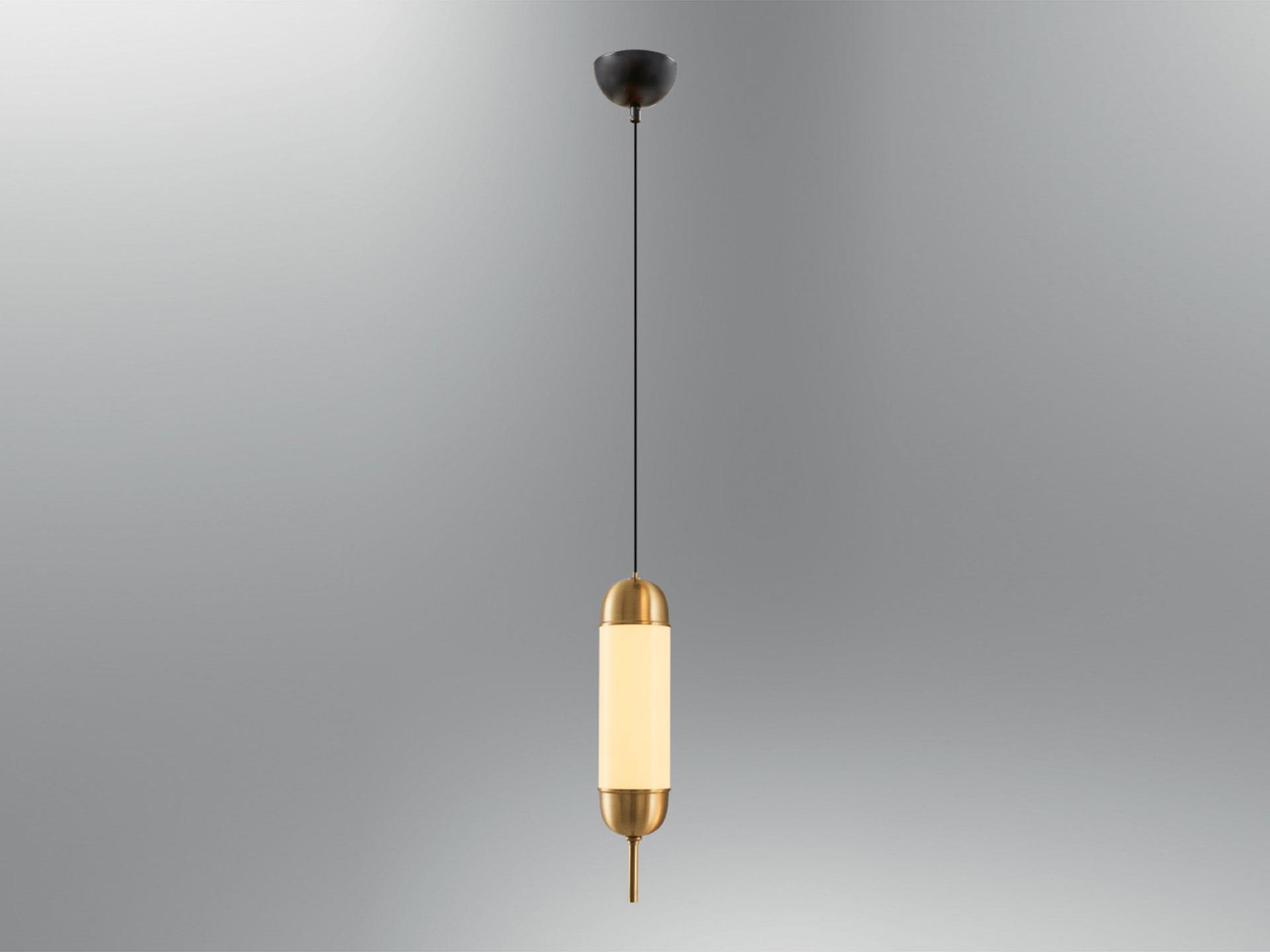 4519-1A Capsule Single Pendant Lamp Tumbled