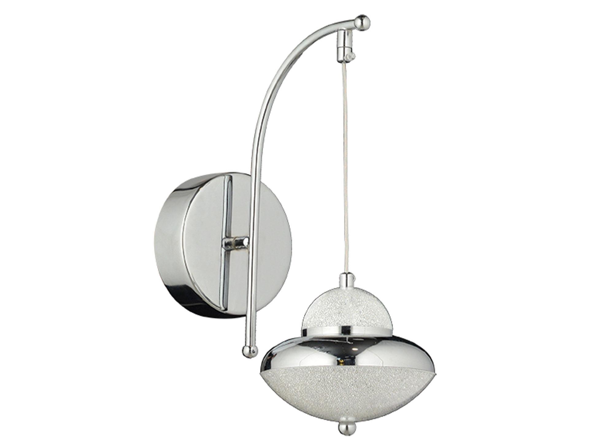 LUNAAD021-ACH Modern Luxury Chrome Led Sconce