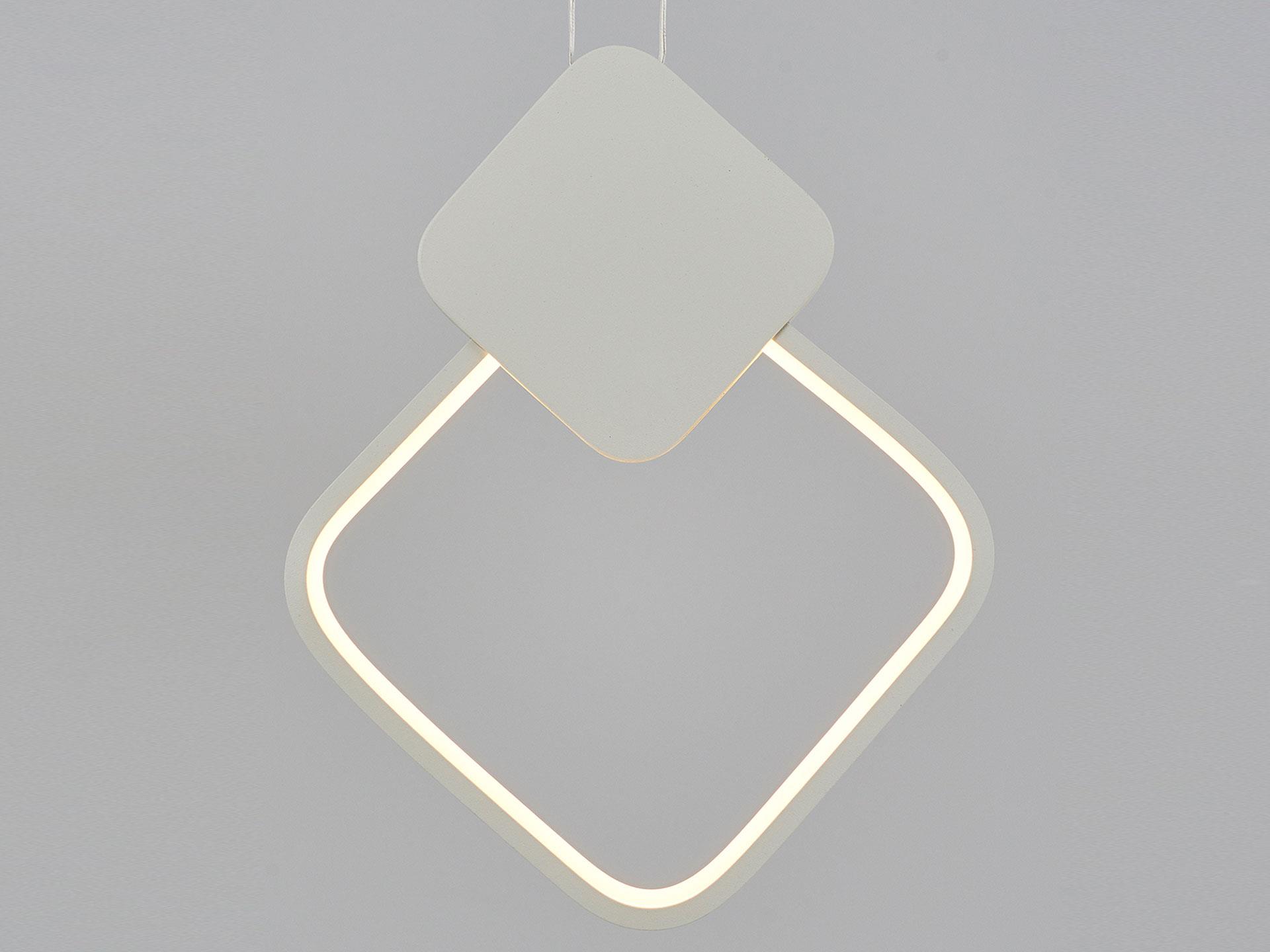 5801B-APL,01 Anevo Triangle Wall Sconce White