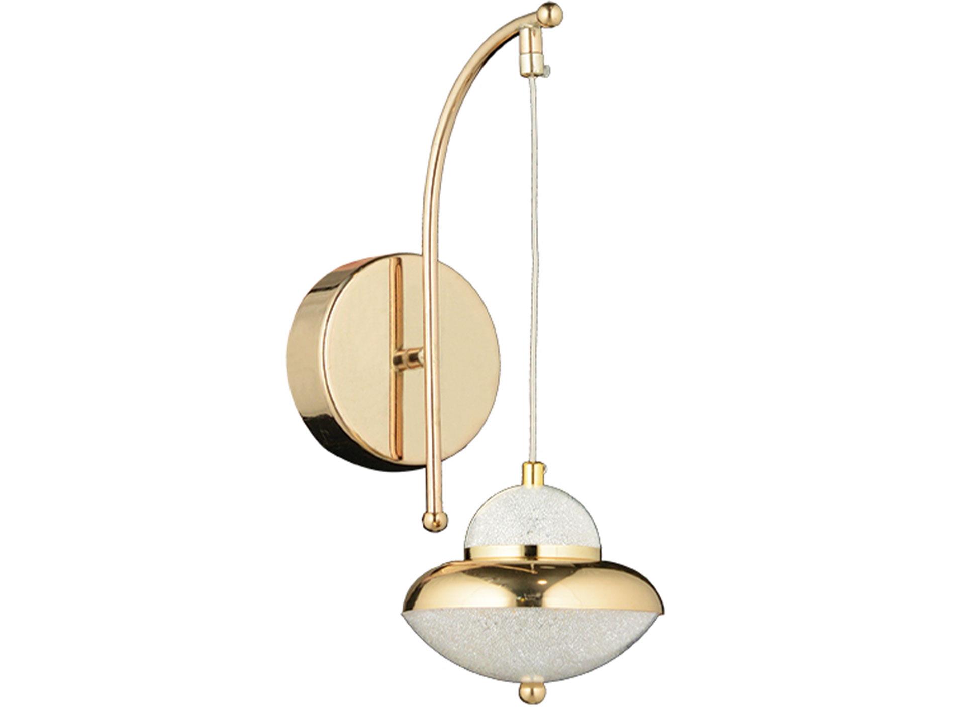 LUNAAD021-AFGD Modern Luxury Gold Led Wall Sconce