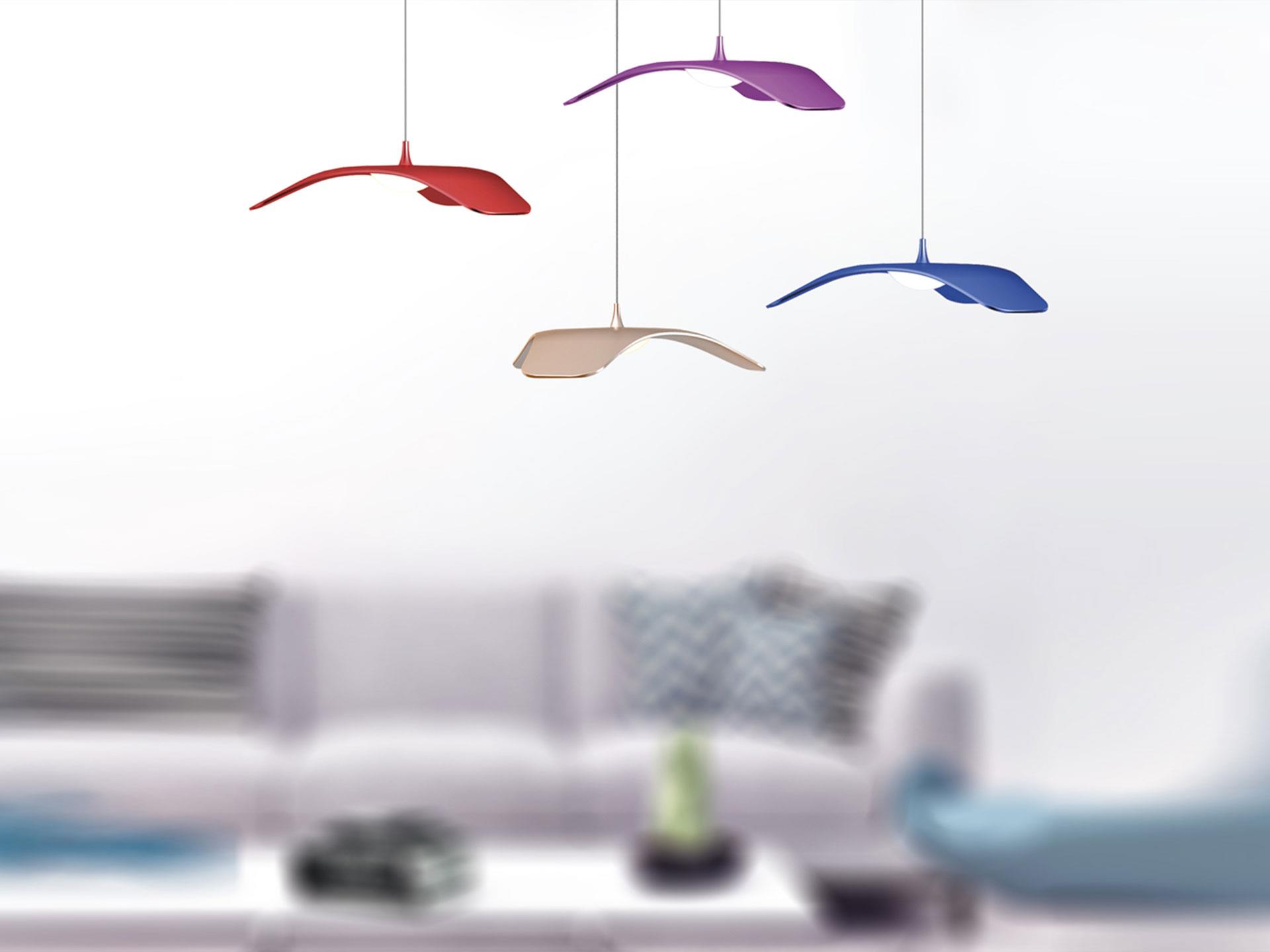 Tetto Pendant Lamp blue